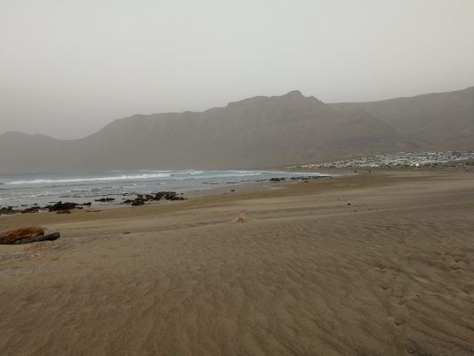 Starnd bei Famara auf Lanzarote