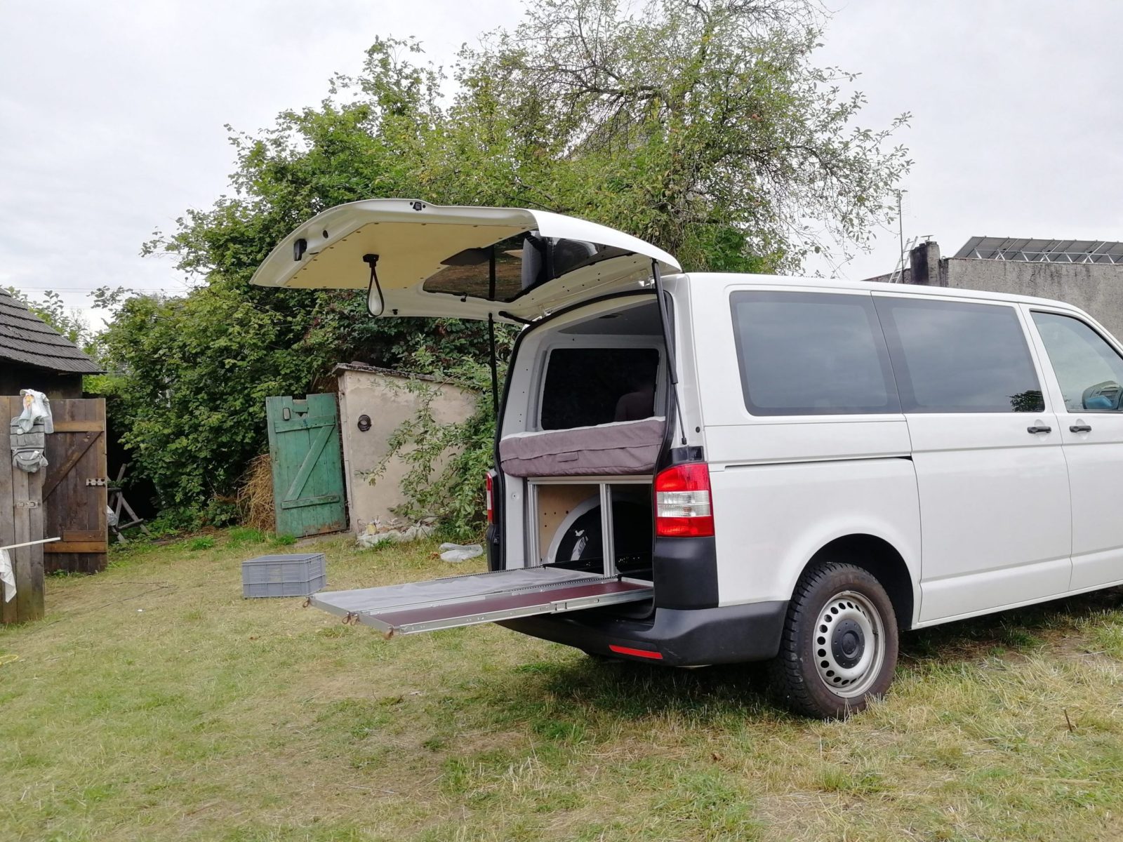 Heckauszug 1200 mm Kastenwagen Camper bis 4 Boxen Schwerlastauszug