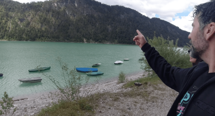 Marek und Martina am Sylvensteinsee