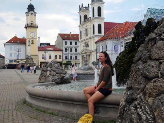 Der hauptplatz in Banská Bystrica