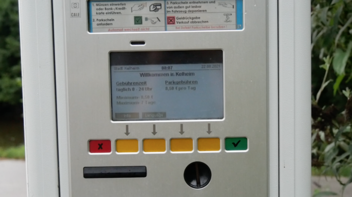 Kelheim Stellplatz Automat