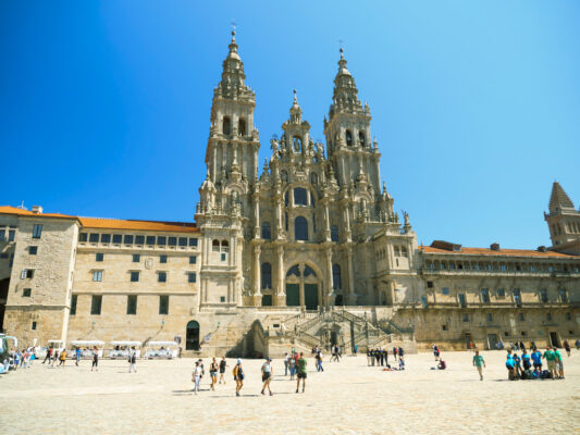 Kathedrale in Santiago de Compostela