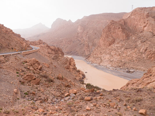 Stausee am Oued Ziz