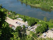 Wohnmobilstellplatz Riedenburg von oben
