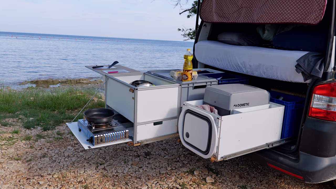 Fertige Campingbox
