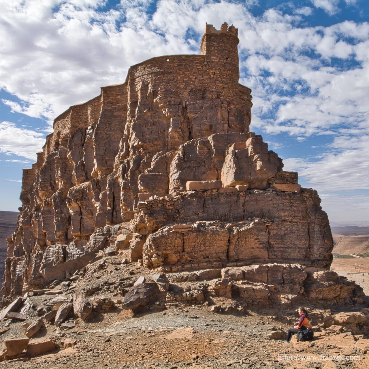 Süd-Marokko Mietwagen-Route: Kosten & Tipps (Anti-Atlas) 23 Ader Agadir Id Aissa – perfekt in den Fels gebaut