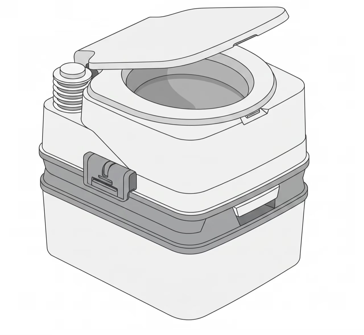 Welche Toilette für Bus und Campervan? 5 Porta Potti Toilette